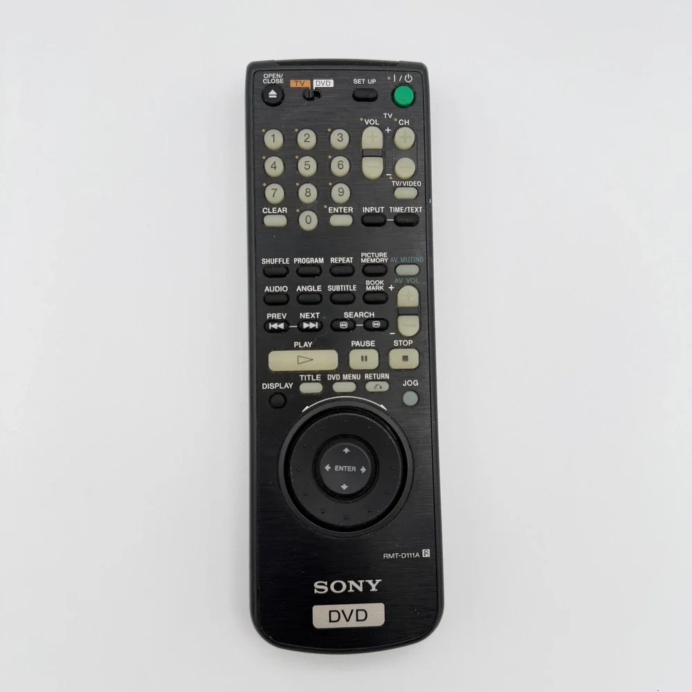 Sony RMT-D111A DVD TV Remote Control OEM Tested Working Genuine